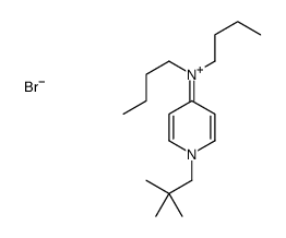 N,N-dibutyl-1-(2,2-dimethylpropyl)pyridin-1-ium-4-amine,bromide Structure