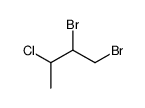 1,2-dibromo-3-chlorobutane Structure