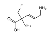 (3E)-2,5-Diamino-2-(fluoromethyl)-3-pentenoic acid结构式