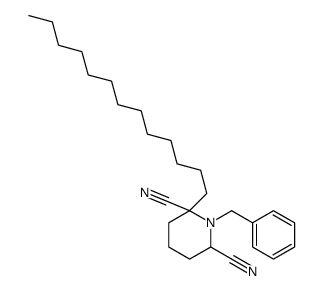 1-benzyl-2-tridecylpiperidine-2,6-dicarbonitrile Structure