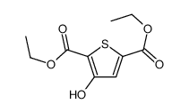 diethyl 3-hydroxythiophene-2,5-dicarboxylate Structure