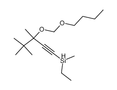 3,4,4-Trimethyl-1--3-butyloxymethoxy-pentin-(1) Structure