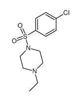 1-ethyl-4-(4-chloro-benzenesulfonyl)-piperazine Structure