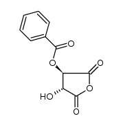 monobenzoyltartaric anhydride Structure