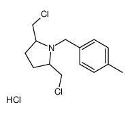 2,5-BIS(CHLOROMETHYL)-1-(4-METHYLBENZYL)PYRROLIDINE HYDROCHLORIDE structure