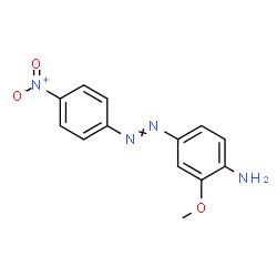 4-[(4-nitrophenyl)azo]-o-anisidine结构式