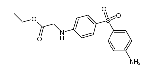 N-(4-sulfanilyl-phenyl)-glycine ethyl ester结构式
