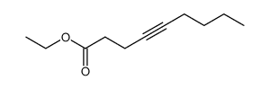 ethyl 5-n-butyl-4-pentynoate Structure