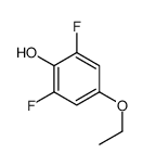 4-乙氧基-2,6-二氟苯酚结构式