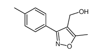 [5-methyl-3-(4-methylphenyl)-1,2-oxazol-4-yl]methanol Structure
