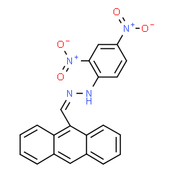 9-Anthracenecarbaldehyde 2,4-dinitrophenyl hydrazone Structure