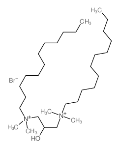 1,3-Propanediaminium,N1,N3-didodecyl-2-hydroxy-N1,N1,N3,N3-tetramethyl-, bromide (1:2) Structure