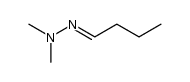 Butyraldehyde dimethyl hydrazone Structure