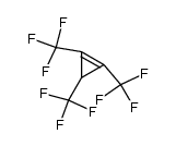 1,2,3-tris(trifluoromethyl)cyclopropene Structure