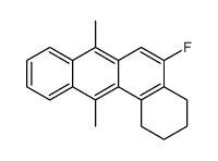 5-fluoro-(1,2,3,4-tetrahydro-7,12-dimethylbenz(a)anthracene) structure