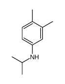 3,4-dimethyl-N-propan-2-ylaniline Structure