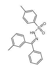 4-methyl-N'-(phenyl(m-tolyl)methylene)benzenesulfonohydrazide Structure