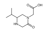 2-(2-oxo-5-propan-2-ylpiperazin-1-yl)acetic acid结构式