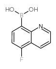 (5-Fluoroquinolin-8-yl)boronic acid structure