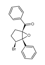 ((1S,4S,5S)-4-bromo-5-phenyl-6-oxabicyclo[3.1.0]hexan-1-yl)(phenyl)methanone Structure