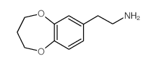 2-(3,4-二氢-2H-1,5-苯并二噁平-7-基)乙胺结构式