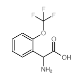 2-Amino-2-(2-(trifluoromethoxy)phenyl)acetic acid structure