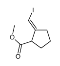 methyl 2-(iodomethylidene)cyclopentane-1-carboxylate Structure