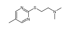 N,N-dimethyl-2-[(5'-methylpyridinium-2'-yl)thio]ethylamine Structure