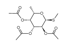 methyl 2,3,4-tri-O-acetyl-1-thio-α-L-fucopyranoside Structure