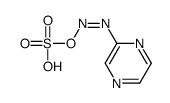 (pyrazin-2-yldiazenyl) hydrogen sulfate Structure