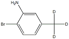 2-Amino-4-(methyl-d3)-bromobenzene结构式