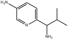 6-(1-Amino-2-methyl-propyl)-pyridin-3-ylamine结构式