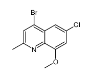 4-bromo-6-chloro-8-methoxy-2-methylquinoline picture