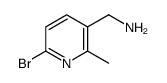C-(6-Bromo-2-Methyl-pyridin-3-yl)-Methylamine结构式