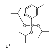 Lithium triisopropyl 2-(4-methylpyridyl)borate结构式