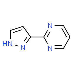 2-(1H-PYRAZOL-5-YL)PYRIMIDINE Structure