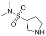 Pyrrolidine-3-sulfonic acid dimethylamide Structure