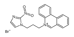 5-[3-(2-nitroimidazol-1-yl)propyl]phenanthridin-5-ium,bromide结构式