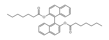 [1,1'-Binaphthalene]-2,2'-diol diheptanoate结构式