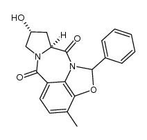 (8R,9aS)-8-hydroxy-3-methyl-1-phenyl-7,8,9,9a-tetrahydro-1H-2-oxa-6a,10a-diazabenzo[cd]cyclopenta[g]azulene-6,10-dione Structure