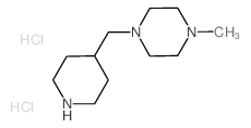 1-Methyl-4-(4-piperidinylmethyl)piperazine dihydrochloride结构式