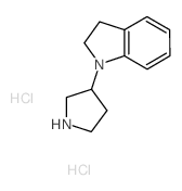 1-(3-Pyrrolidinyl)indoline dihydrochloride Structure