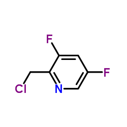 2-(Chloromethyl)-3,5-difluoropyridine Structure