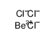 diberyllium,tetrachloride Structure