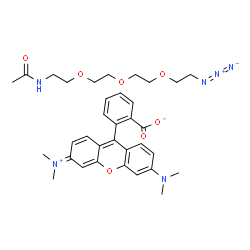 TAMRA-PEG3-Azide结构式