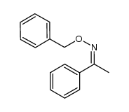 (Z)-acetophenone O-benzyloxime Structure