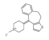 10-(1-methylthian-1-ium-4-ylidene)-4,5-dihydrobenzo[1,2]cyclohepta[3,4-b]thiophene,iodide Structure