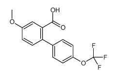 5-methoxy-2-[4-(trifluoromethoxy)phenyl]benzoic acid Structure