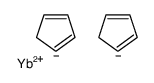 cyclopenta-1,3-diene,ytterbium(2+)结构式