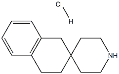 3,4-二氢-1H-螺[萘-2,4'-哌啶]盐酸盐结构式